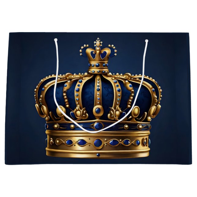 Bolsa De Regalo Grande Regal Blue Crown Series (Anverso)
