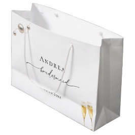 Bolsa De Regalo Grande Regalo de agradecimiento para Damas de Honor con P