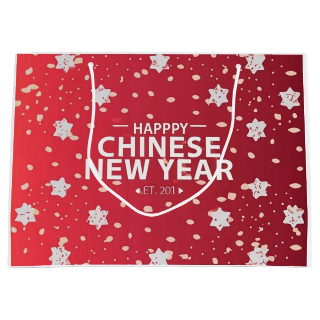 Bolsa De Regalo Grande Regalo de Año Nuevo chino (Anverso)