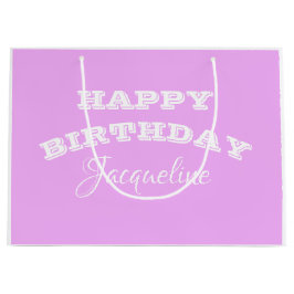 Bolsa De Regalo Grande Regalo de cumpleaños feliz por su simple Moda de e