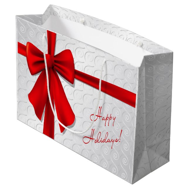 Bolsa De Regalo Grande Regalo de navidades (Angulo reverso)