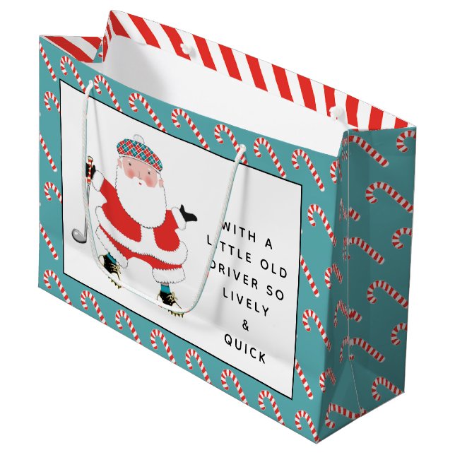 Bolsa De Regalo Grande Regalo de Navidades de golf
