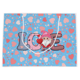 Bolsa De Regalo Grande Regalo del día de San Valentín Big Love