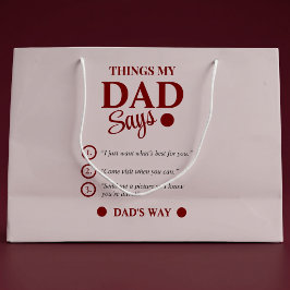 Bolsa De Regalo Grande Regalo Personalizado Para Padre Recuerdo De Cosas 