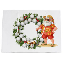 Bolsa De Regalo Grande Regalos de Navidad con tema de golf para golfistas