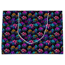 Bolsa De Regalo Grande Regalos de Navidades neones