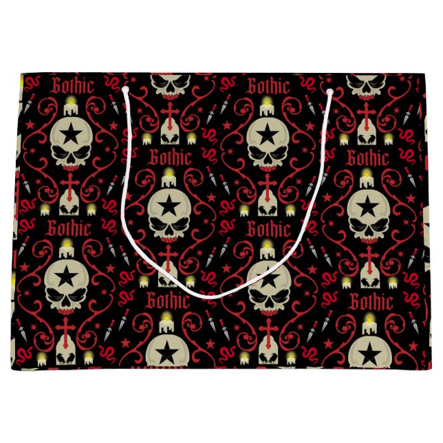 Bolsa De Regalo Grande Regalos Y Accesorios Góticos (Anverso)