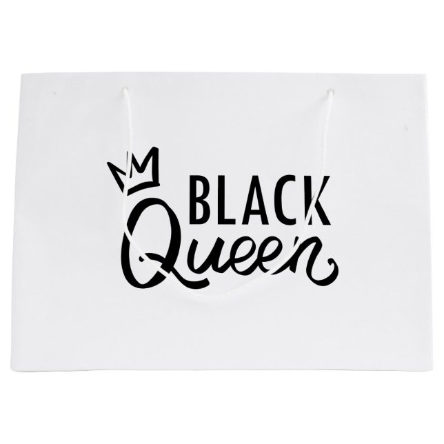 Bolsa De Regalo Grande Reina negra (Anverso)