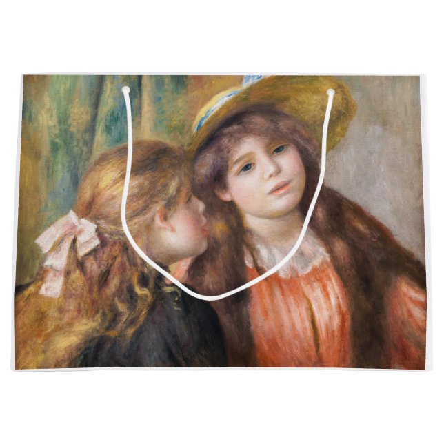 Bolsa De Regalo Grande Renoir - Retrato de dos niñas pequeñas (Anverso)