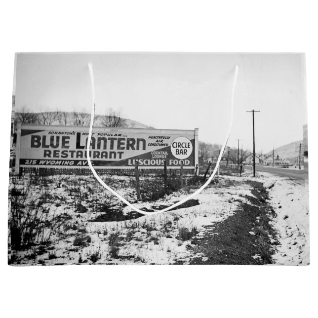 BOLSA DE REGALO GRANDE RESTAURANTE AZUL DE SCRANTON PENNSYLVANIA (Anverso)