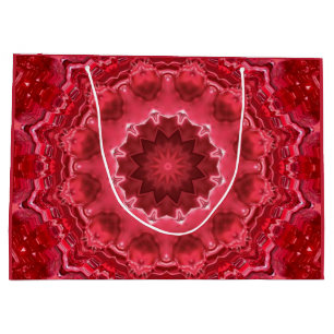 Bolsa De Regalo Grande Resumen, mandala, caleidoscopio