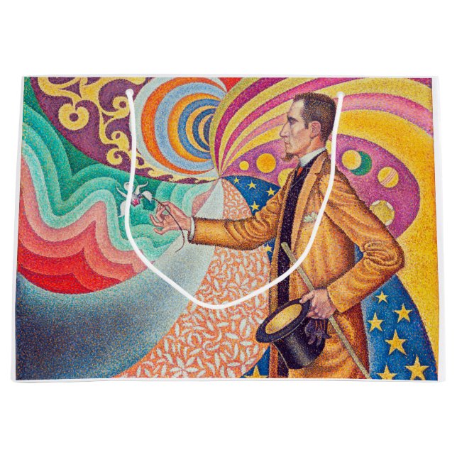 Bolsa De Regalo Grande Retrato de Félix Feneon, Signac (Anverso)