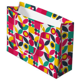 Bolsa De Regalo Grande Retro Bauhaus