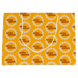 Bolsa De Regalo Grande Retro Groove Large Gift Bag