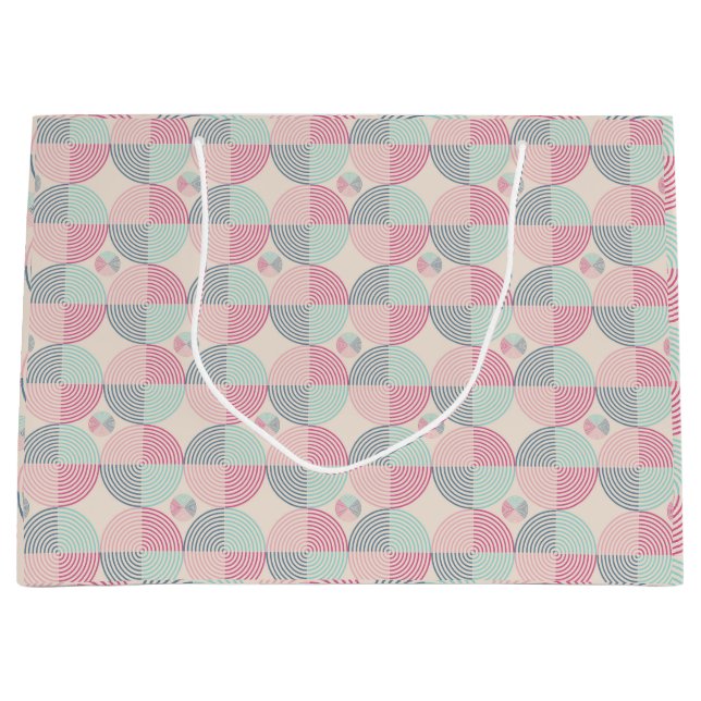 Bolsa De Regalo Grande Retro Spiral Vibes (Anverso)