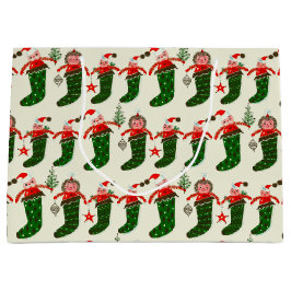 Bolsa De Regalo Grande Retro Treasures Christmas Stockings