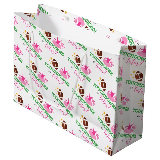 Bolsa De Regalo Grande Revelación de género o tutus (Angulo Anverso)