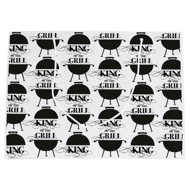 Bolsa De Regalo Grande Rey Del Grill (Anverso)