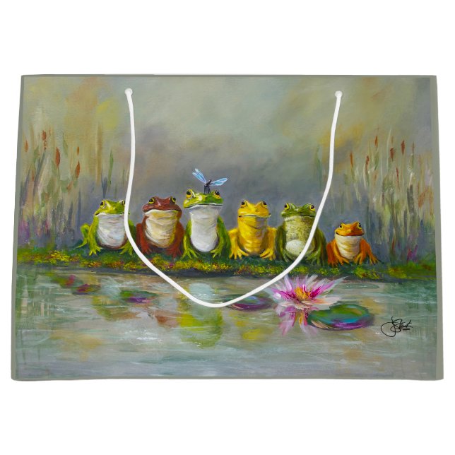 Bolsa De Regalo Grande Río Ribbit (Anverso)