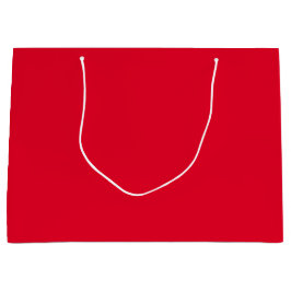 Bolsa De Regalo Grande Rojo Cadmio Color Sólido