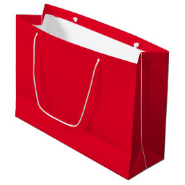 Bolsa De Regalo Grande Rojo Cadmio Color Sólido