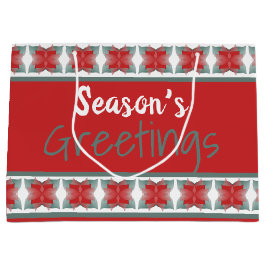 Bolsa De Regalo Grande Rojo profundo de estilo