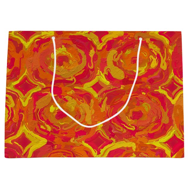 Bolsa De Regalo Grande Rojo y amarillo (Anverso)