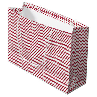 BOLSA DE REGALO GRANDE ROJO Y BLANCO