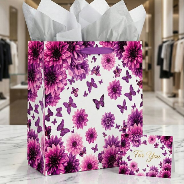 Bolsa De Regalo Grande Romantic Rosy Floral (Subido por el creador)