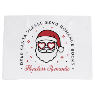Bolsa De Regalo Grande Romántico y eterno querido amigo de Santa