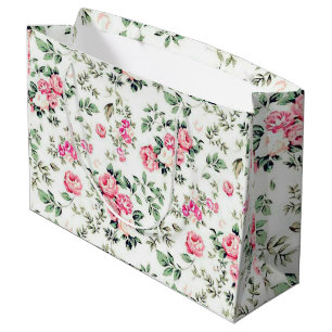 Bolsa De Regalo Grande Rosa