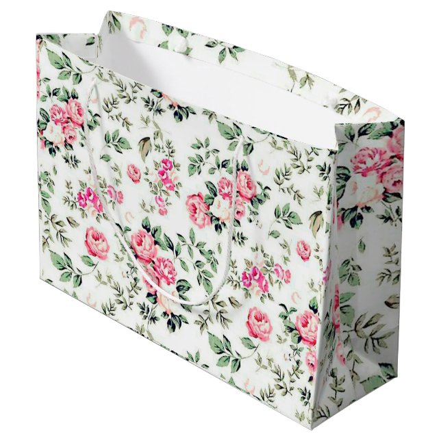 Bolsa De Regalo Grande Rosa (Angulo reverso)
