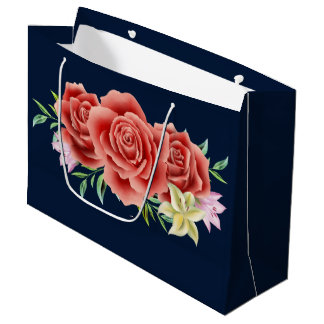 Bolsa De Regalo Grande Rosa Boda