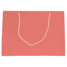 Bolsa de regalo grande rosa coral