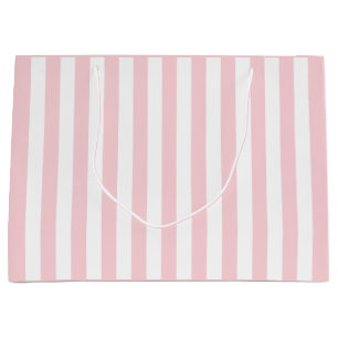 Bolsa De Regalo Grande Rosa Milenaria y Raya Blanca
