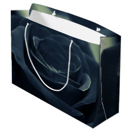 Bolsa De Regalo Grande Rosa negro Flor oscura Vibe gótico oscuro