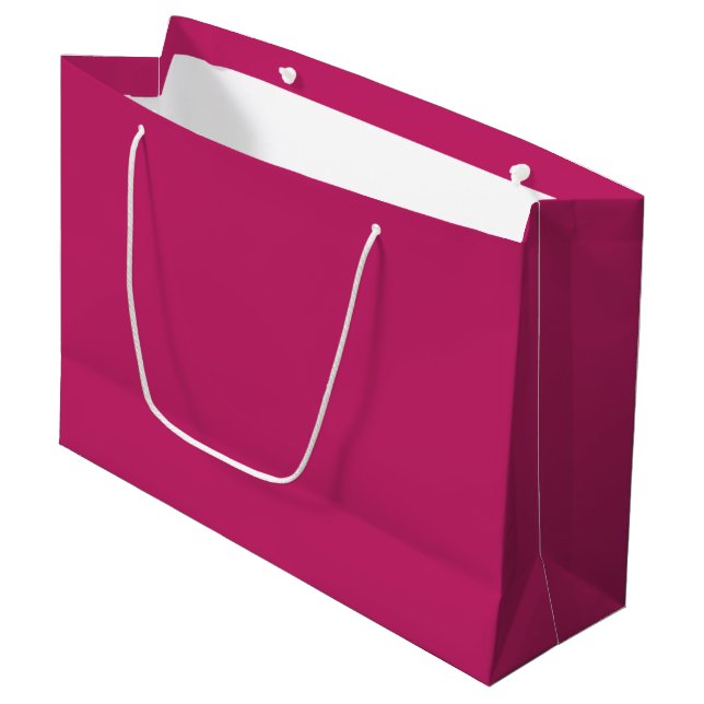 Bolsa de regalo grande rosa quemada (Angulo Anverso)