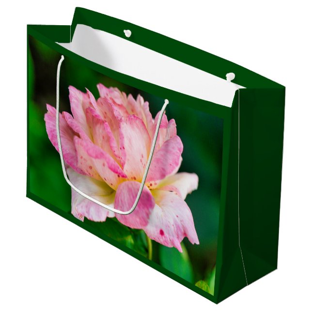 Bolsa De Regalo Grande Rosa rosa (Angulo Anverso)