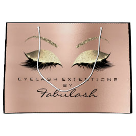 Bolsa De Regalo Grande Rosa Rosa Rosa Encende Marca Rubor Marca Mínima