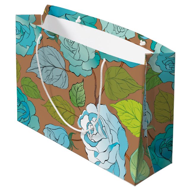 Bolsa De Regalo Grande Rosas 25 (Angulo reverso)