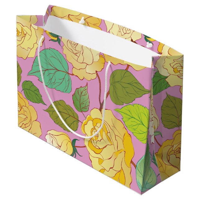 BOLSA DE REGALO GRANDE ROSAS 6 (Angulo reverso)