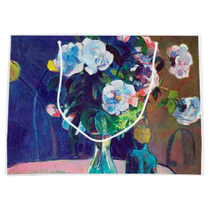 Bolsa De Regalo Grande Rosas y estatuilla, Gauguin
