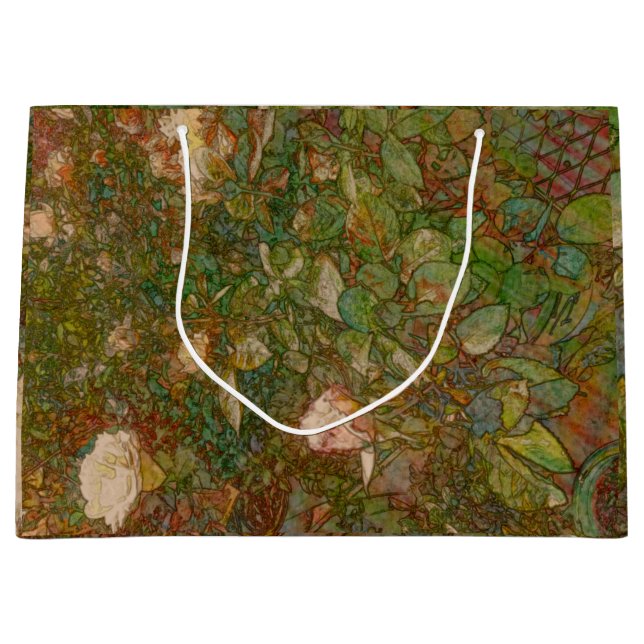 Bolsa De Regalo Grande Roses gift bag (Anverso)