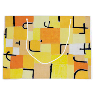 Bolsa De Regalo Grande Rótulos en amarillo, Paul Klee