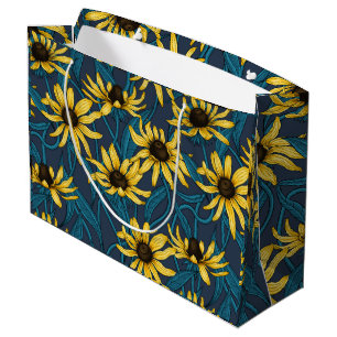 Bolsa De Regalo Grande Rudbekia amarilla en la marina