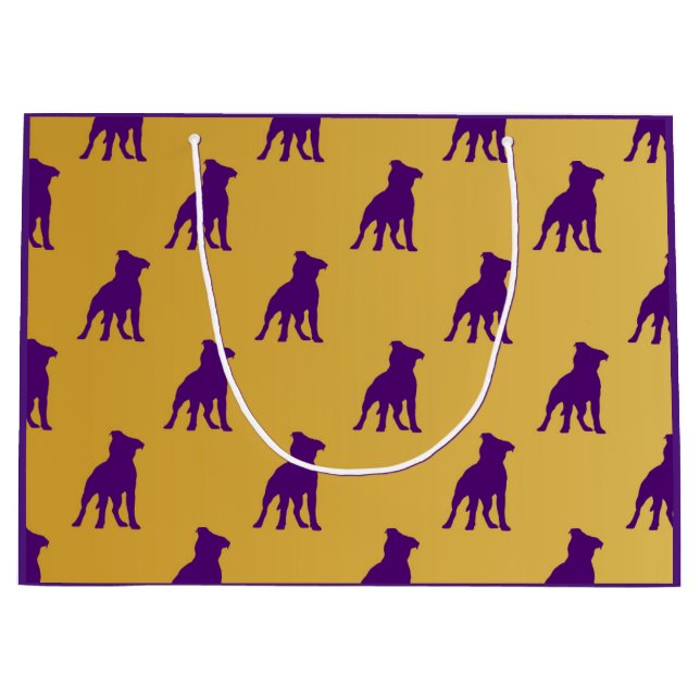 Bolsa De Regalo Grande "Rufus" Que dog Gige Bag- Omega Psi Phi (Anverso)