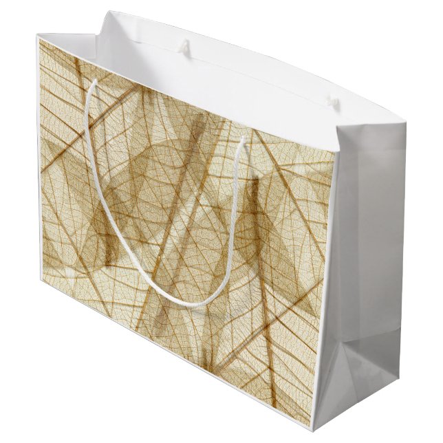 Bolsa De Regalo Grande Rustic Sheer Lace (Angulo reverso)