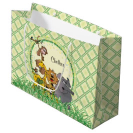 Bolsa De Regalo Grande Safari Jungle Baby Animals Baby Shower