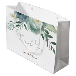 Bolsa De Regalo Grande Sage Green Floral Boda