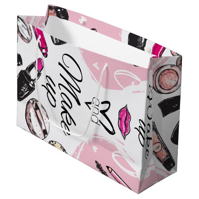 Bolsa De Regalo Grande Salón de belleza (Angulo Anverso)